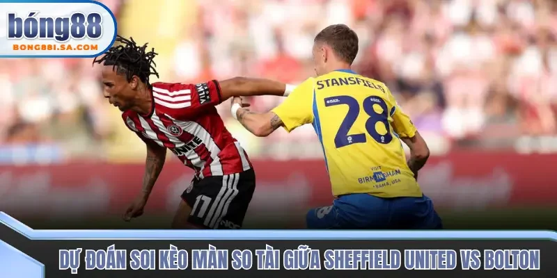 Soi kèo trận đấu Sheffield United vs Bolton chuẩn xác